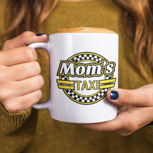 Mug Symbole de taxi de maman