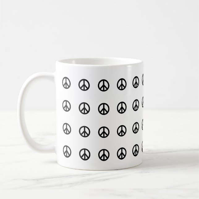Mug Symbole des signes de paix (Gauche)