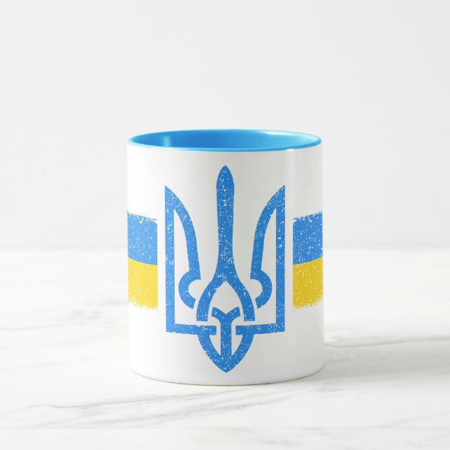 Mug SYMBOLE DU Drapeau Ukraine (Centre)