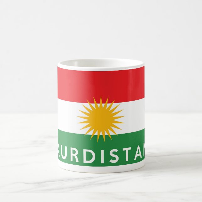 Mug symbole du pays kurdistan nom (Centre)