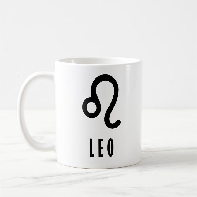 Mug Symbole du zodiaque de Leo (Gauche)