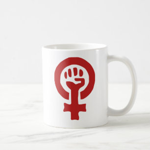 Mug Symbole féministe rouge