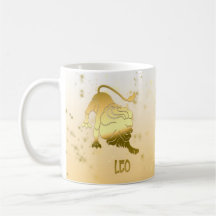 Symbole Horoscope Gold Leo Ombre Zodiac