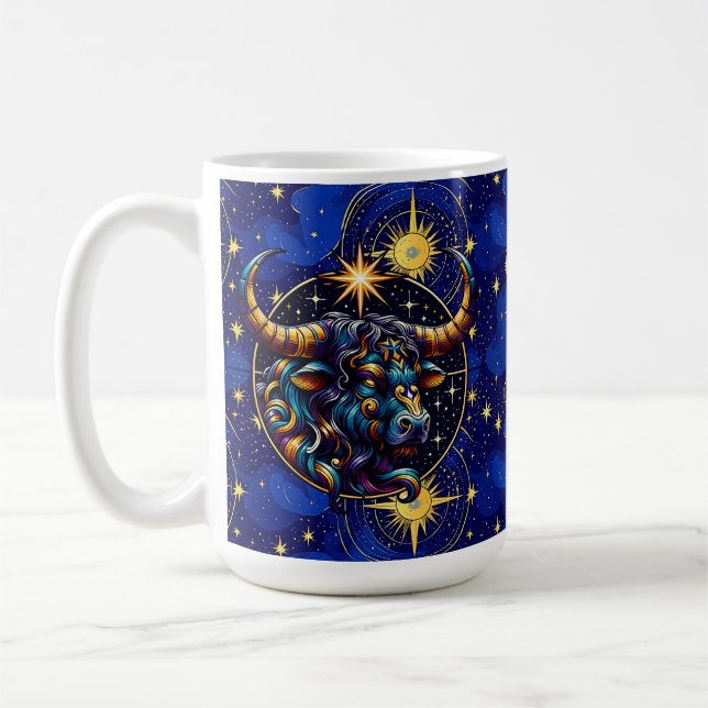 Mug SYMBOLE Horoscope Taurus Zodiaque Astrologie (Gauche)