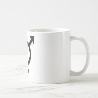 Mug Symbole noir de transsexuel
