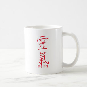 Mug Symbole Reiki en encre rouge