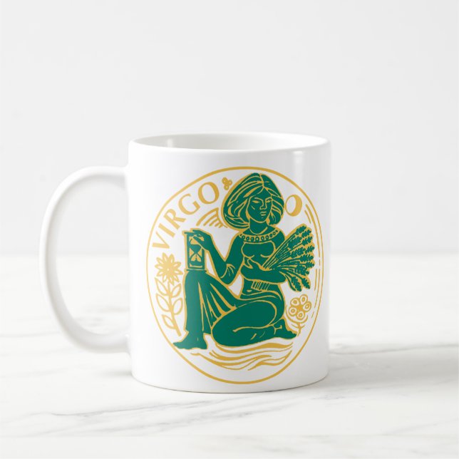 Mug Symbole Virgo du Zodiaque (Gauche)