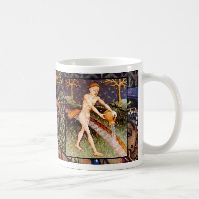 Mug SYMBOLE Zodiaque Ancien Aquarius Astrologie Café C (Droite)
