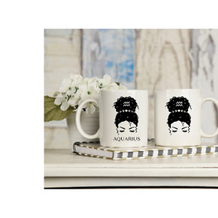 Mug Symbole zodiaque de chaise personnalisé Aquarius