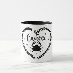 Mug Symbole zodiaque mou Caractéristiques/Cancer