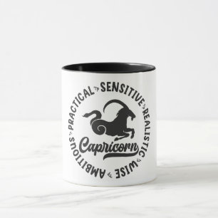 Mug Symbole zodiaque mou Caractéristiques/Capricorne