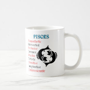 Mug Symbole zodiaque Pisces Horoscope