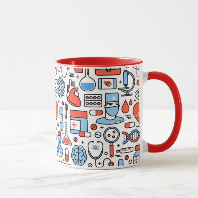 Mug Symboles de soins Médicales (Droite)