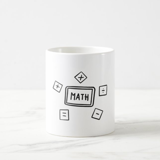 Mug Symboles mathématiques pour enfants (Centre)