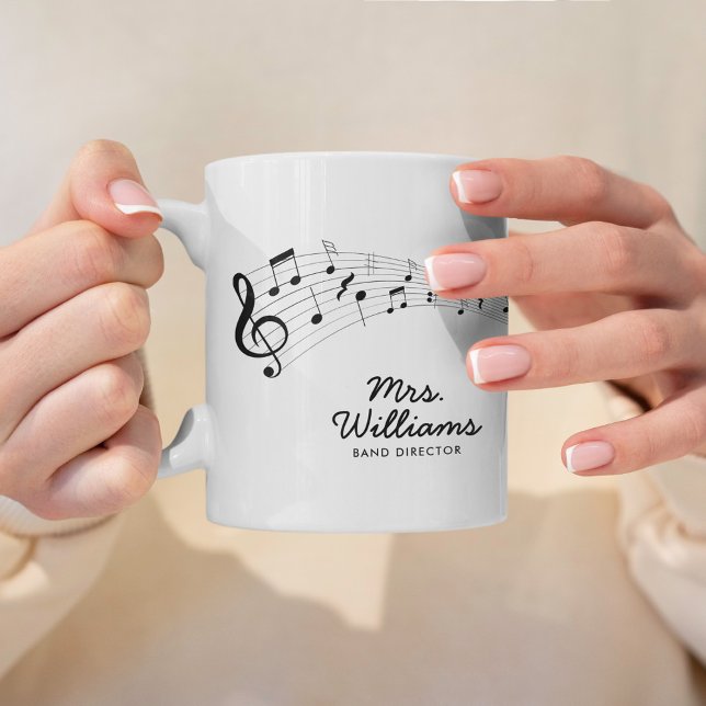 Mug Symboles musicaux personnalisés (Créateur téléchargé)