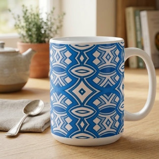 Mug Symétrie diamant et ovale doux