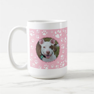 Mug Sympathie de chien Mémorial de vos photos Empreint