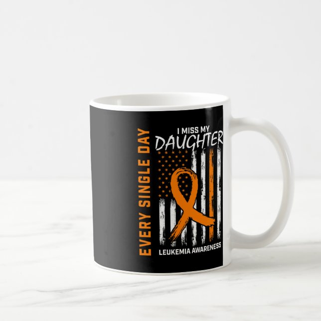 Mug Sympathie Perte de la fille Leucémie Sensibilisati (Droite)