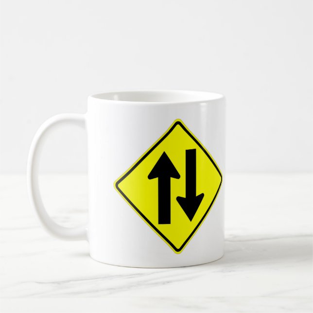 Mug Sympathique Classic Deux Voies Voyage Signal Café  (Gauche)