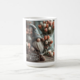 Mug Sympathique nome tenant une pancarte "Bonne fête d
