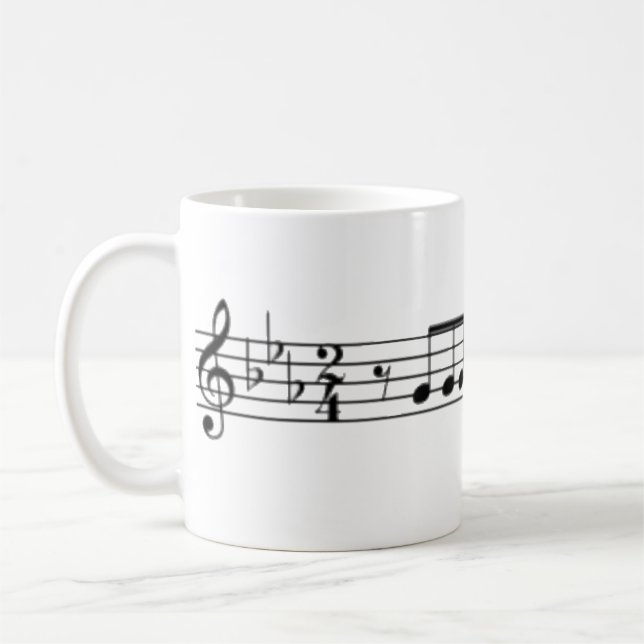 Mug Symphonie Beethoven no 5 (Gauche)