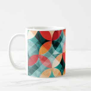 Mug Symphonie circulaire : Colorée Abstraite Vintage