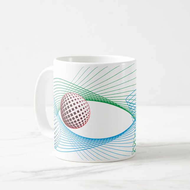 Mug Symphonie de la sphère de vrille (Devant gauche)