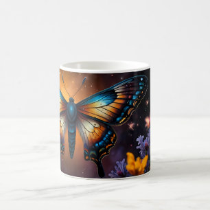 Mug Symphonie du crépuscule : Le papillon dans un jard