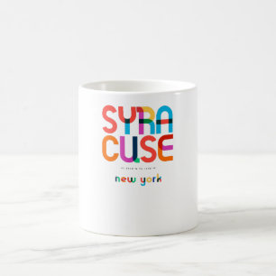 Mug Syracuse New York Mid Century, Pop Art,