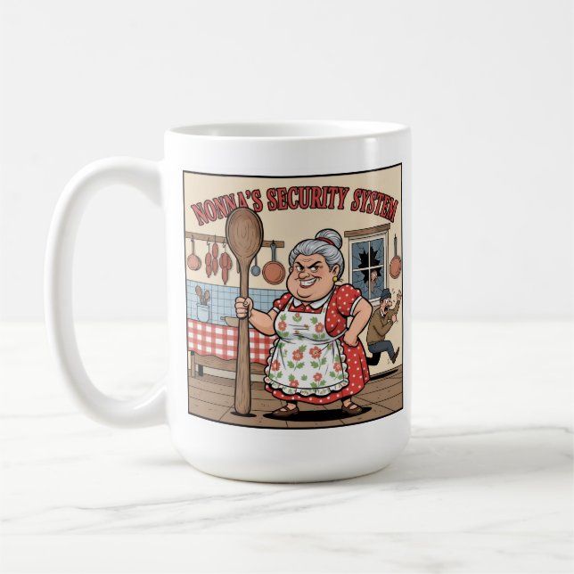 Mug Système de sécurité de Nonna (Gauche)