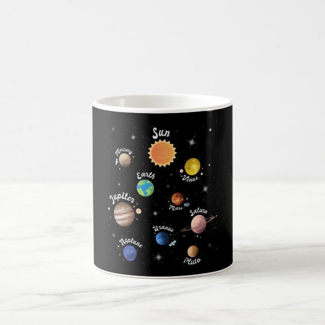 Mug Système solaire Planètes Enfants Connaissances Esp (Centre)