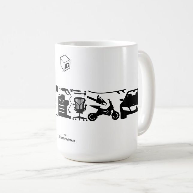 Mug Systèmes de services de produits ID (Devant droit)