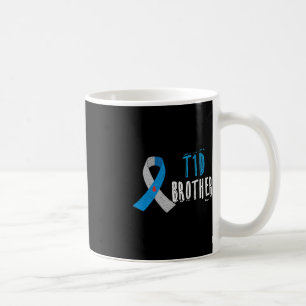 Mug T1D frère bleu ruban de type 1 sensibilisation au