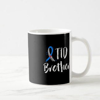 Mug T1D Frère Type 1 Sensibilisation au diabète Gris b