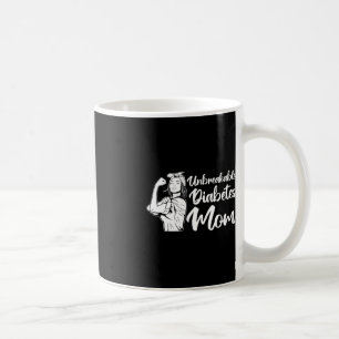 Mug T1D Guerrier Indestructible Diabète Maman Diabète 