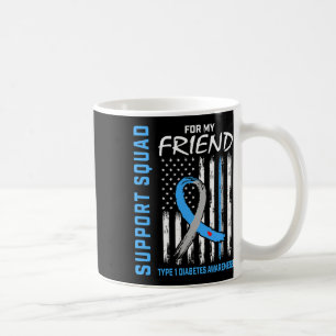 Mug T1d Sensibilisation Us Drapeau Ami Type 1 Diabète