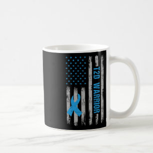 Mug T2d Conscience guerrière Drapeau américain Diabéti