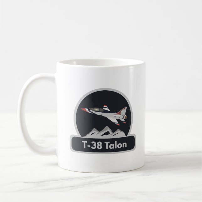 Mug T-38 Avion d'entraînement à réaction Talon (Gauche)