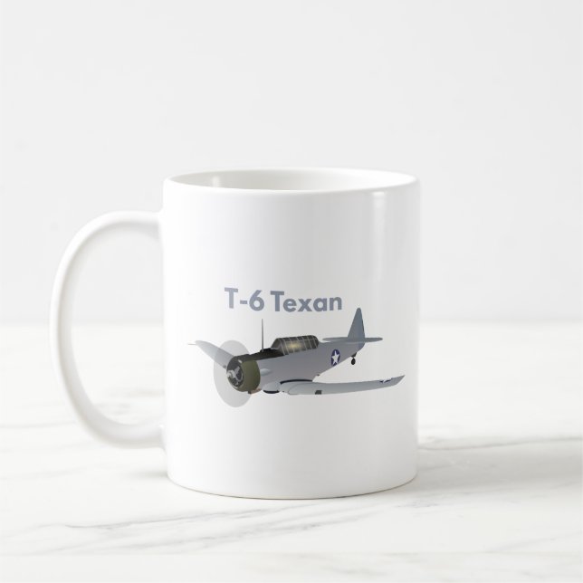 Mug T-6 Aéronefs d'instructeur texan (Gauche)