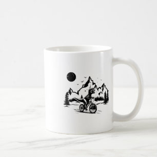 Mug T-Rex à vélo cyclisme vintage montagne Dino T