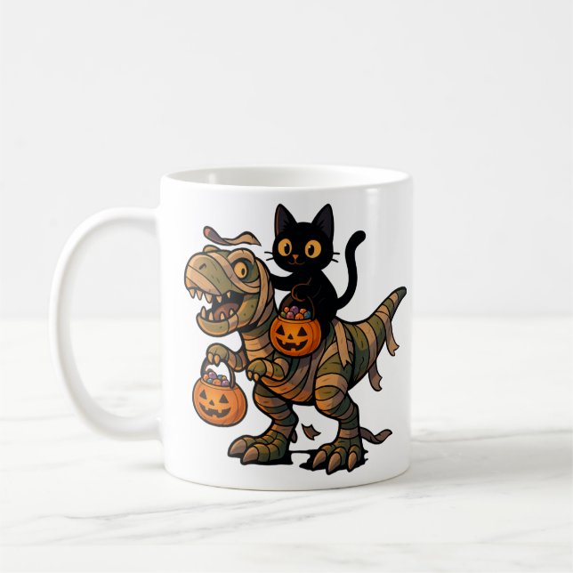 Mug T-Rex - Mignonne Halloween Dino (Gauche)