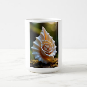 Mug T-Shi Femme Élégante Rose Coquillage Côtes Nature
