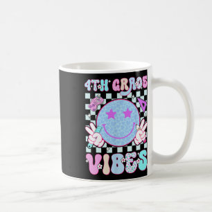 Mug T-shirt 4e année vibes visage souriant retour à l'