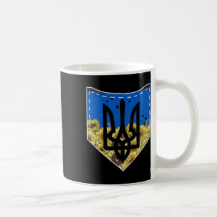 Mug T-shirt à poche avec drapeau ukrainien et tourneso