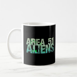 Mug T-shirt aliens de la zone 51