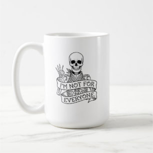 Mug T Shirt Bandana Squelette Je Ne Suis Pas Pour Tout