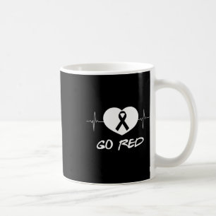 Mug T-shirt Cadeau Ruban Cardiaque Go Red Day Maladie