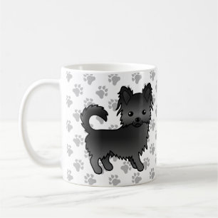 Mug T-shirt Chien de dessin animé Chihuahua à manteau