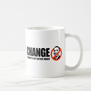 Mug T-shirt d'Anti-Obama - le changement est ce qui