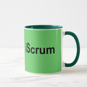 Mug T-shirt de bousculade de rugby d'iScrum